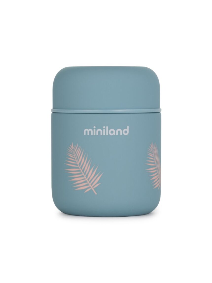 Garrafa térmica para sólidos mini 280ml com palmeiras - miniland - Miniland