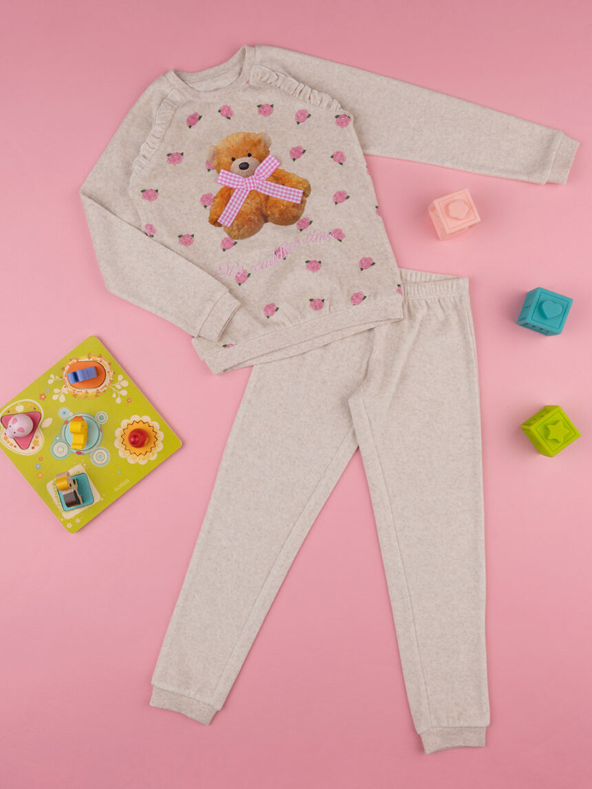 Pijama de duas peças para raparigas - Prénatal