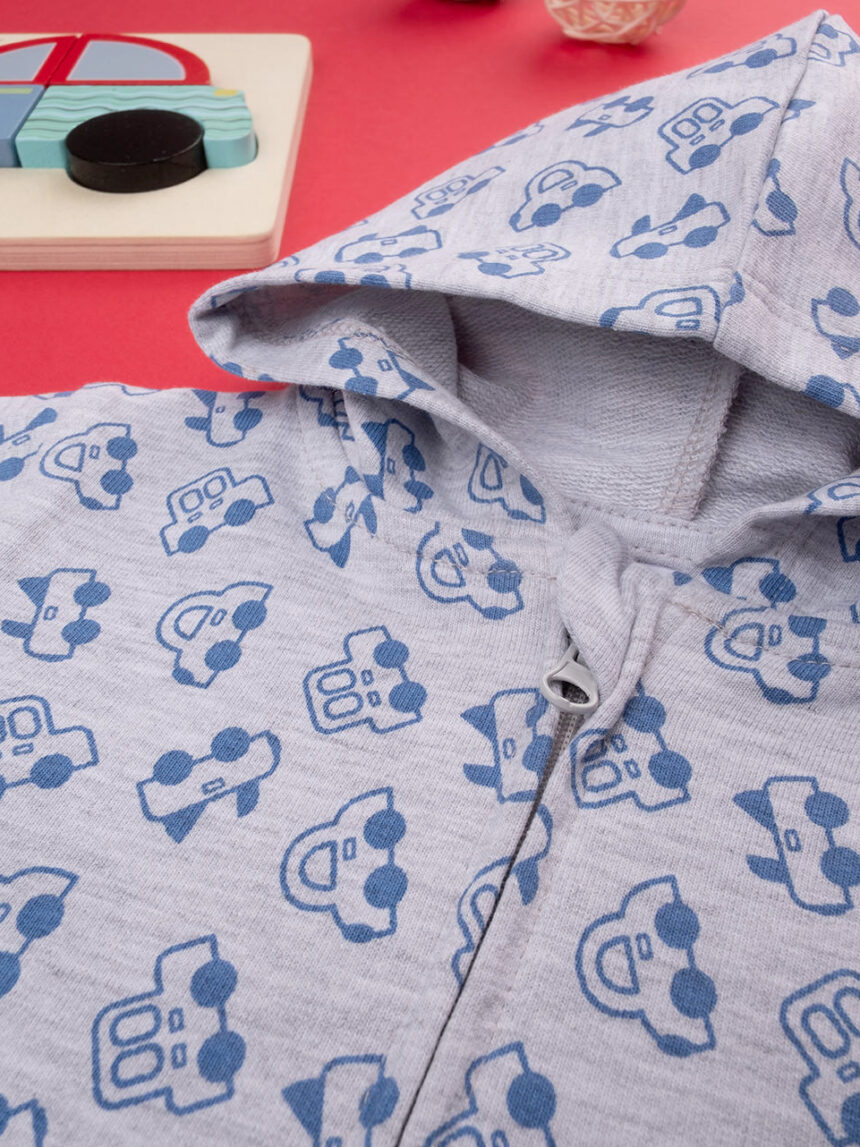 Camisola cinzenta 'automóveis' para crianças - Prénatal