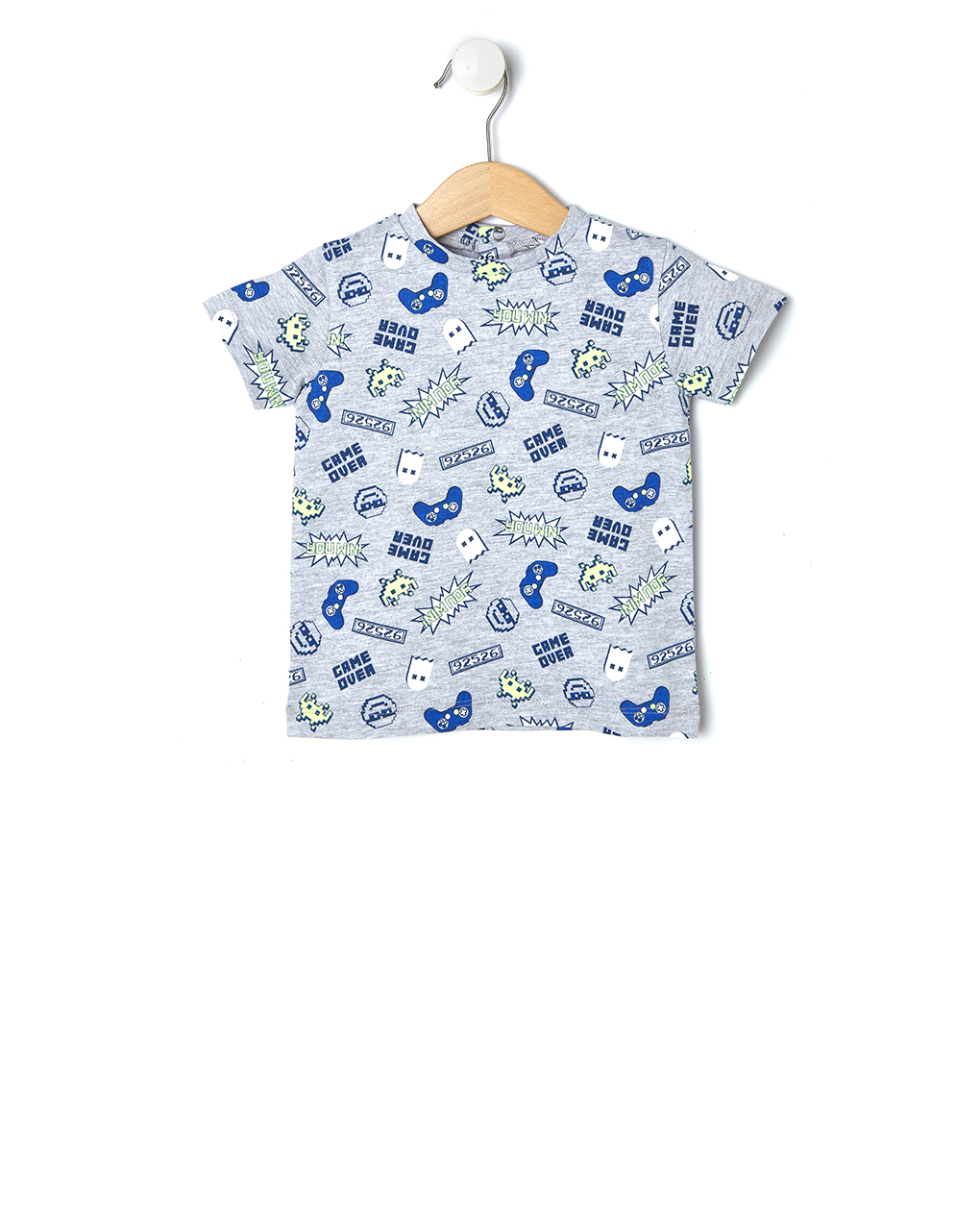 T-shirt de meia manga com estampado todo - Prénatal