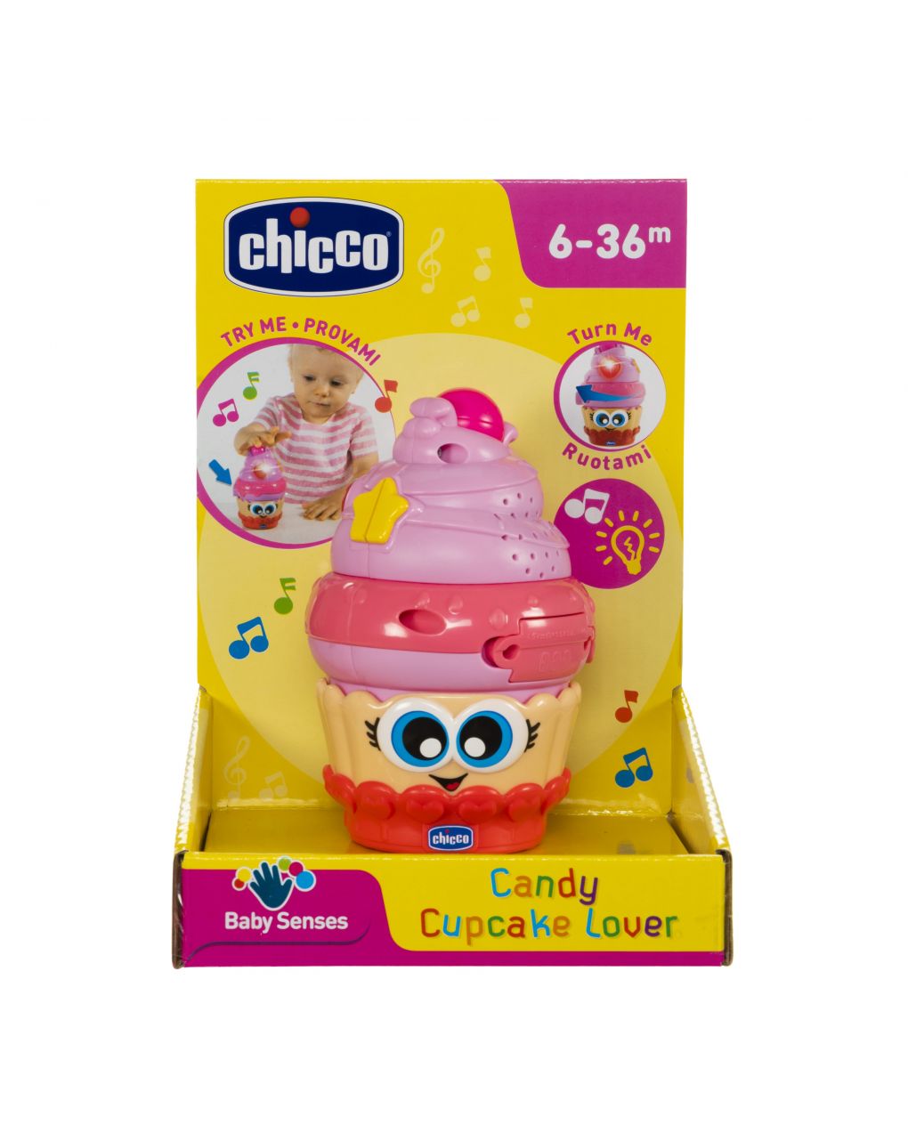 Cupcake chicco de paixão por doces - Chicco