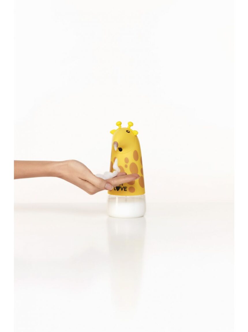 Saboneteira girafa com dispensador automático de 275 ml - isso é amor - That's Love