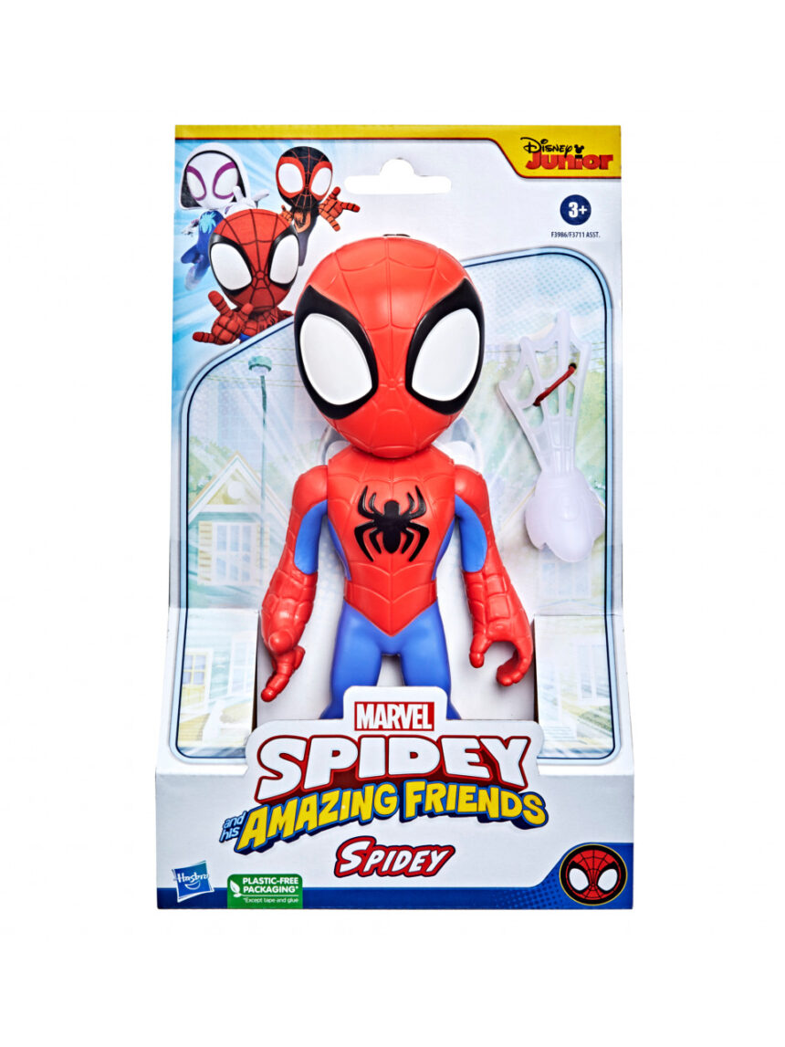 Mega aranha figura de acção 22,5 cm - hasbro aranha e os seus incríveis amigos - Spidey