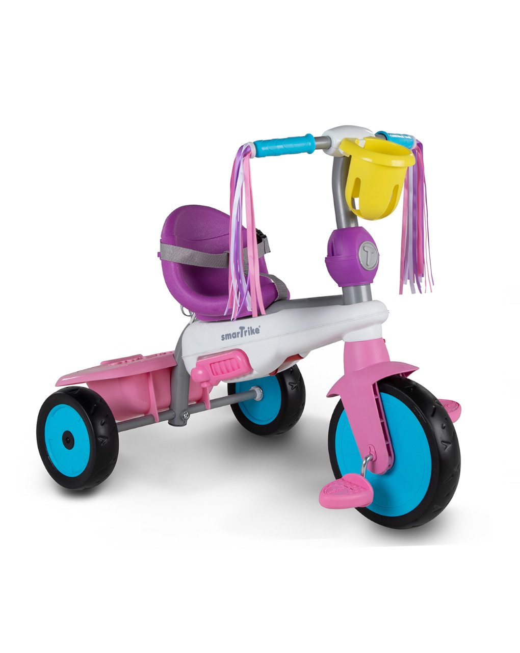 Triciclo smart trike breeze 3 em 1 rosa - Baby Smile Original