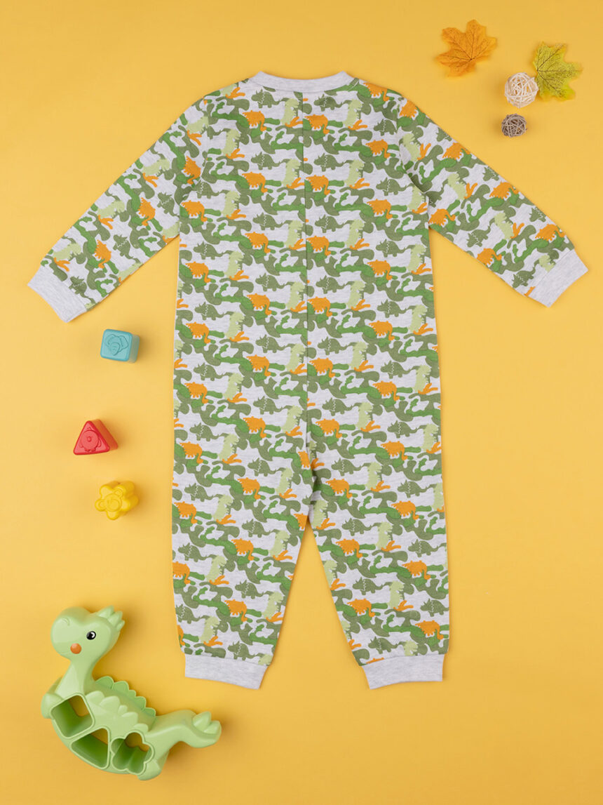 Pijama de pelúcia para bebé dino - Prénatal