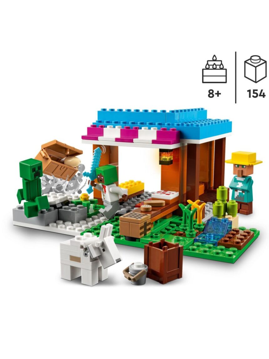 A padaria 21184 - lego minecraft - Lego Minecraft