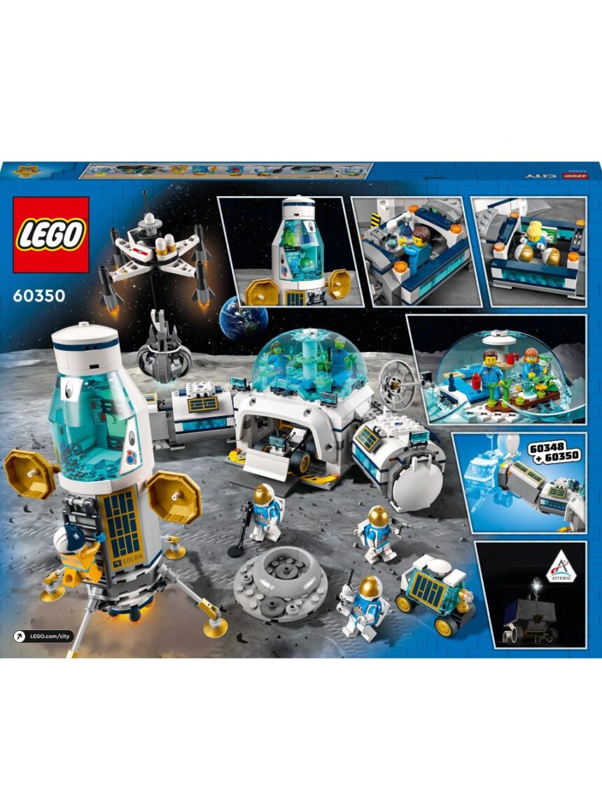 Base de investigação lunar 60350 - cidade de lego - LEGO
