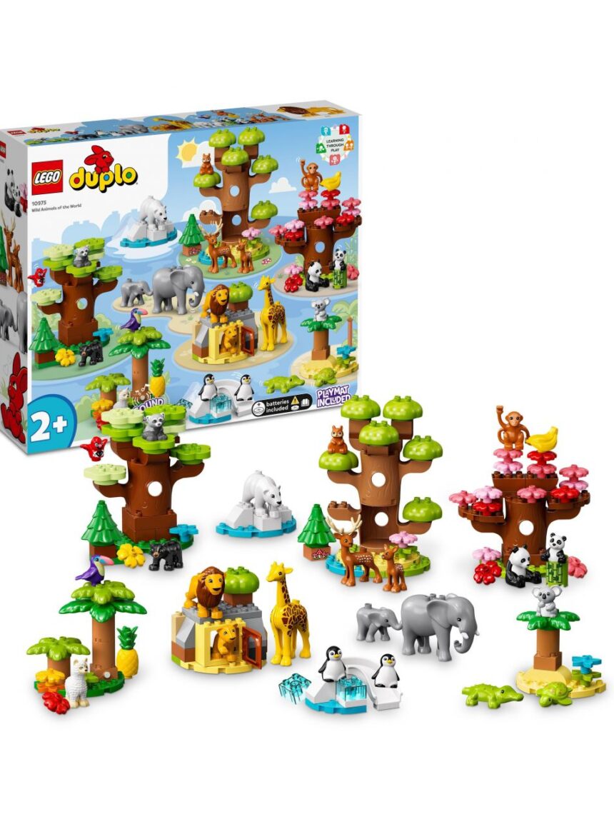 Animais do mundo 10975 - lego duplo - Duplo