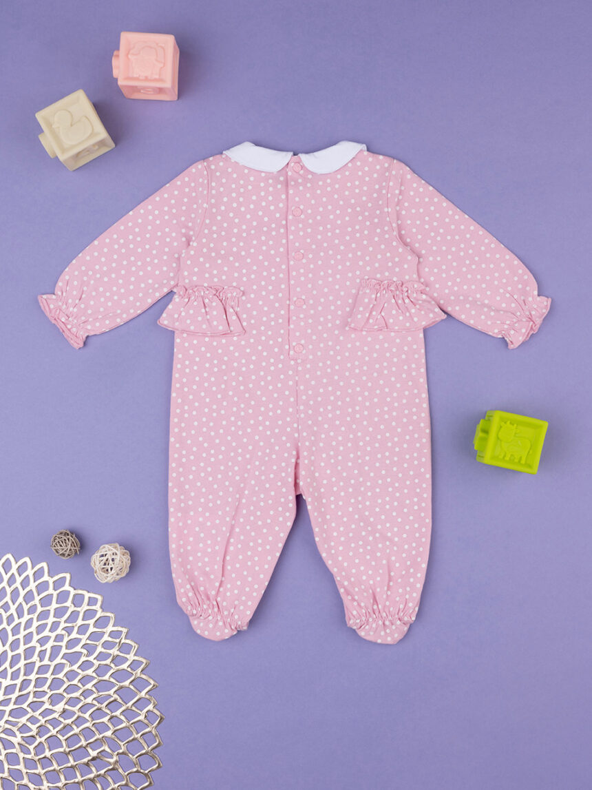 Tutina bimba jerba jersey rosa - Prénatal