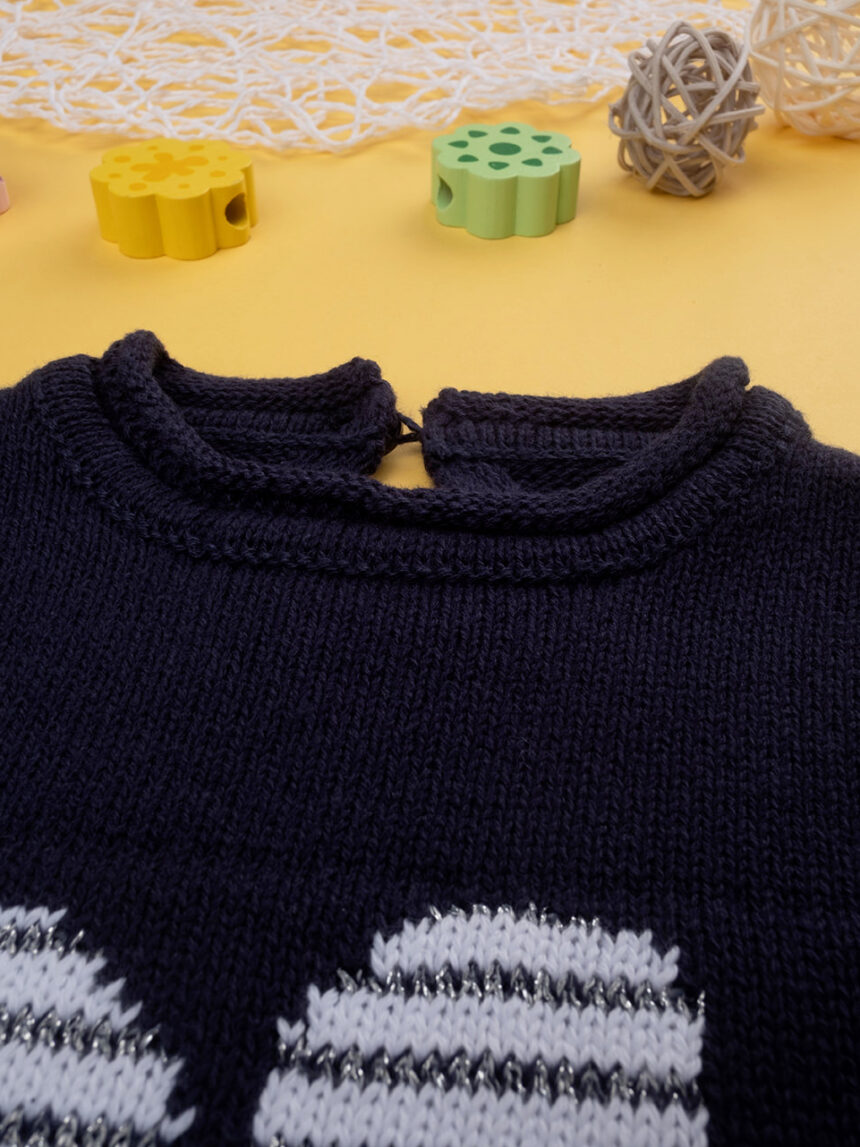 Camisola tricot azul bebé - Prénatal