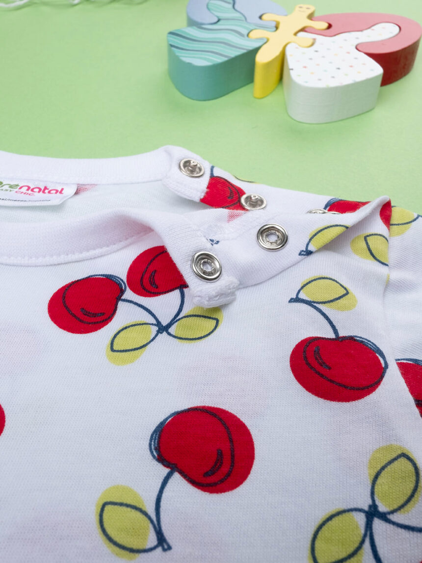 Pigiama jersey bimba "ciliegie - Prénatal