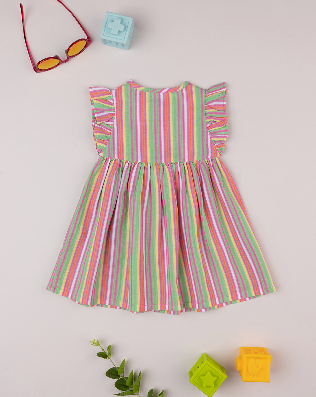 Vestido de sorvete de meninas multicolorido - Prénatal