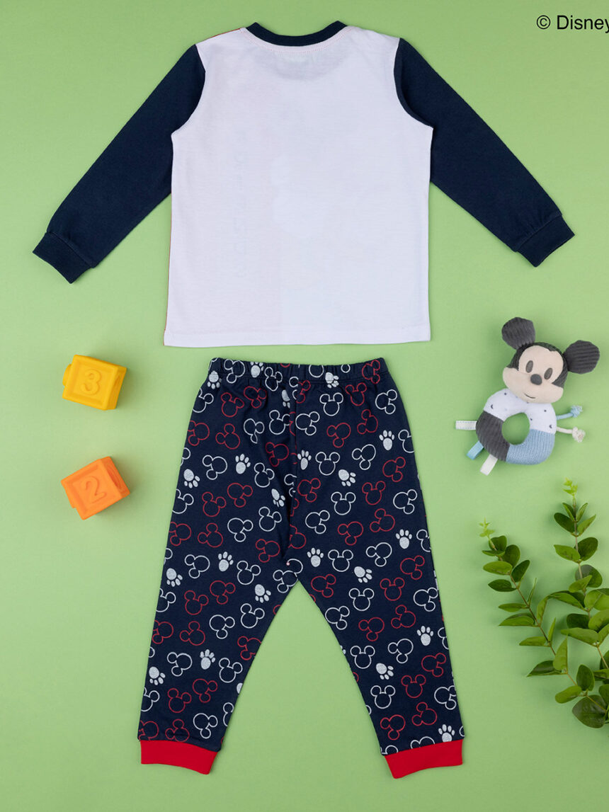 Pijama de bebé "mickey mouse" azul/vermelho - Prénatal