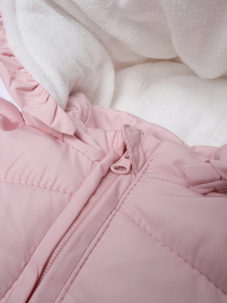 Fato de treino para bebés neva nylon rosa - Prénatal