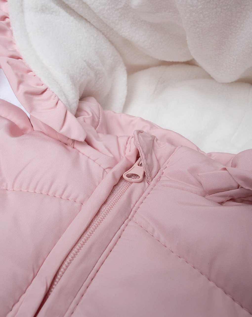 Fato de treino para bebés neva nylon rosa - Prénatal