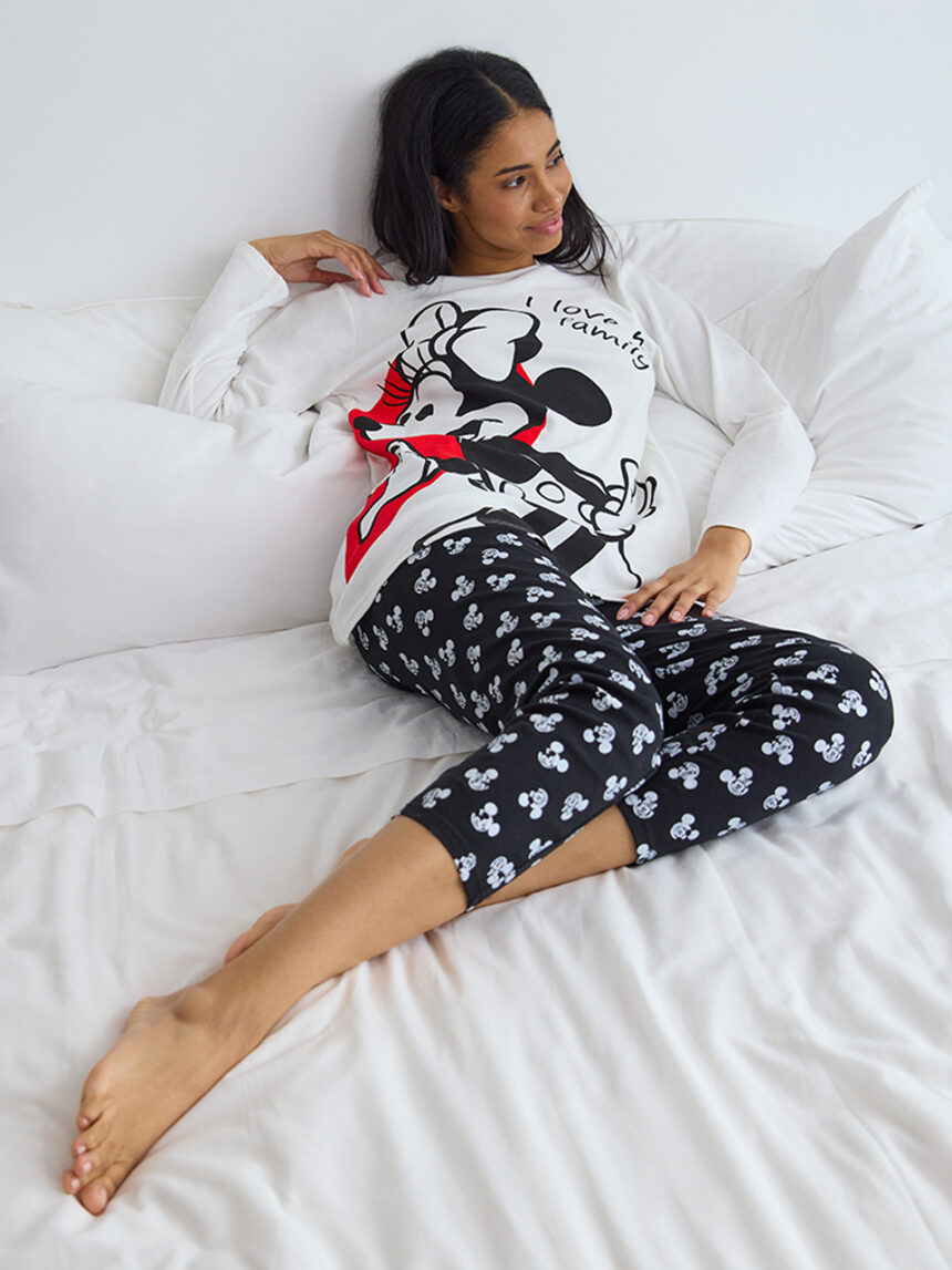 Pijama de múmia com estampa minnie - Prénatal