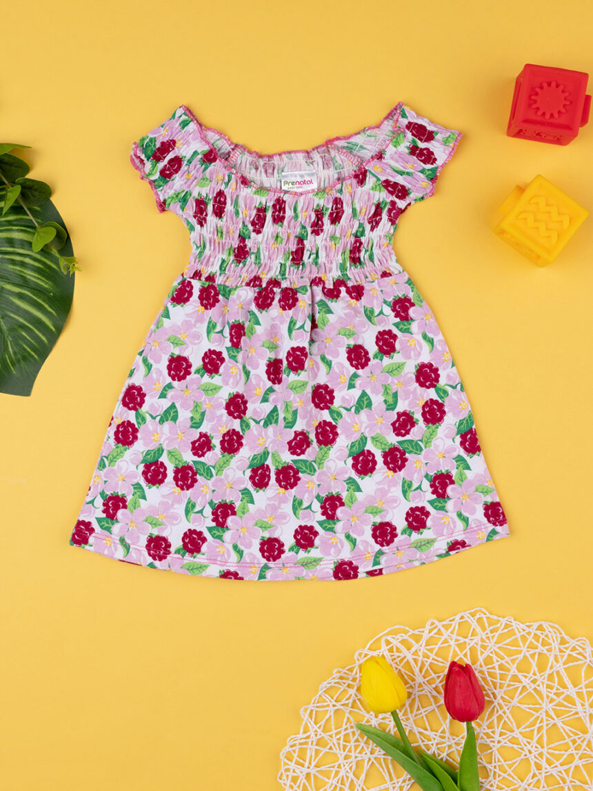 Vestido jérsei com estampado todo - Prénatal