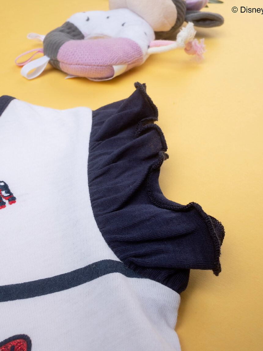 Roupa de menina 'minnie' azul/branca - Prénatal