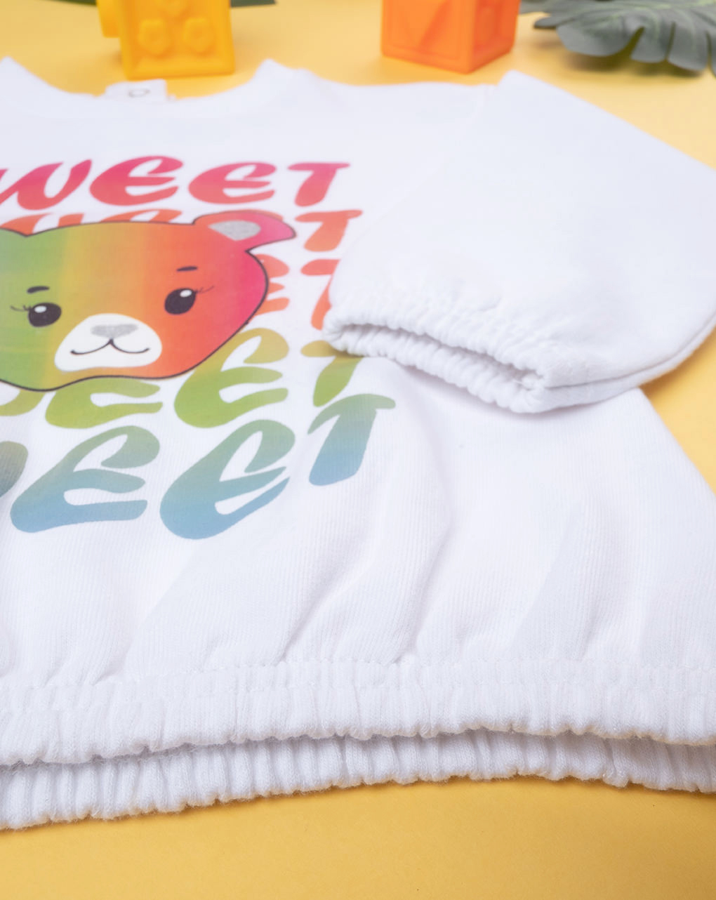 Camisola de felpa francesa para raparigas 'sweet bear' - Prénatal