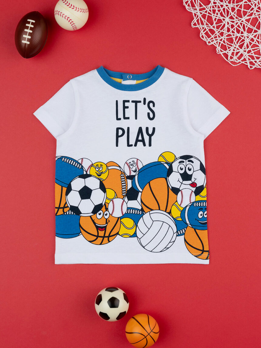 T-shirt criança "let's play" - Prénatal