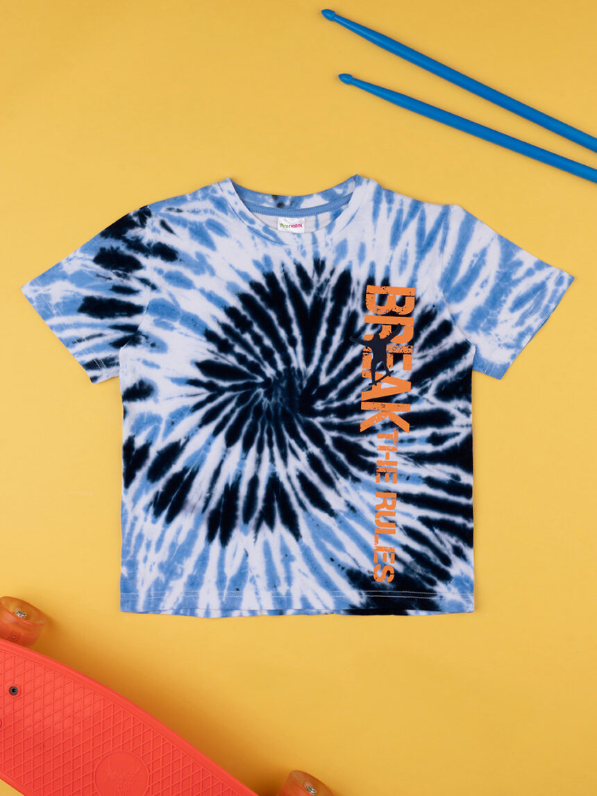 T-shirt espiral azul bebé - Prénatal