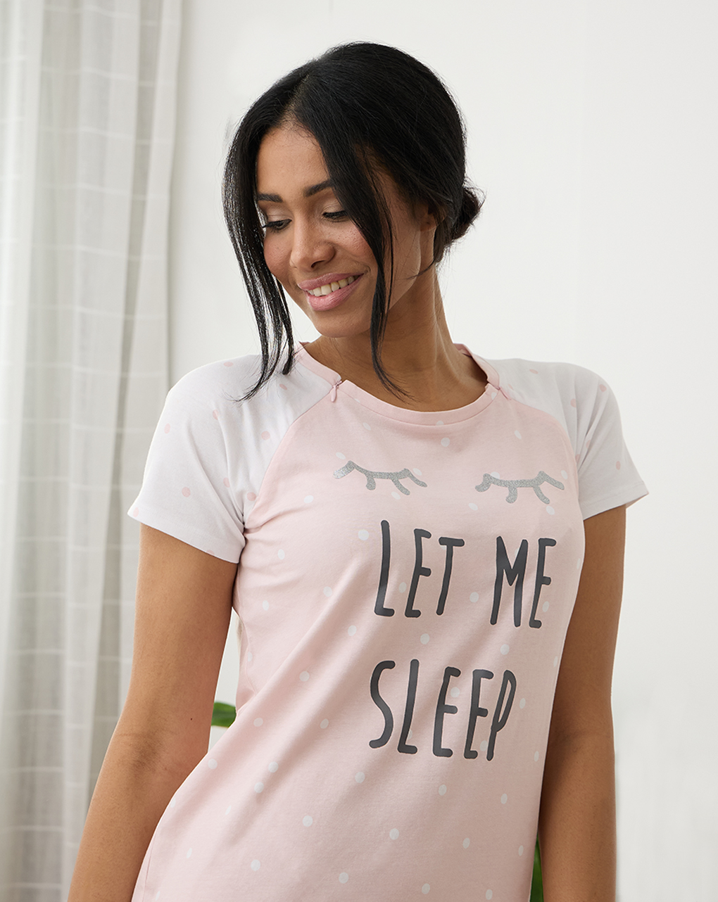 Camisa de noite de maternidade let me sleep - Prénatal