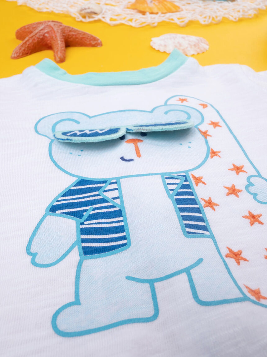 Fato de 2 peças com estampado e bordado - Prénatal