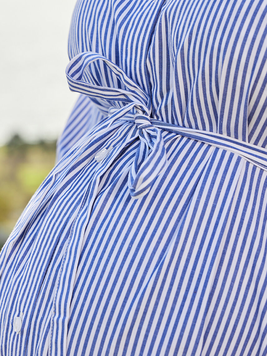 Camisa de maternidade às riscas - Prénatal