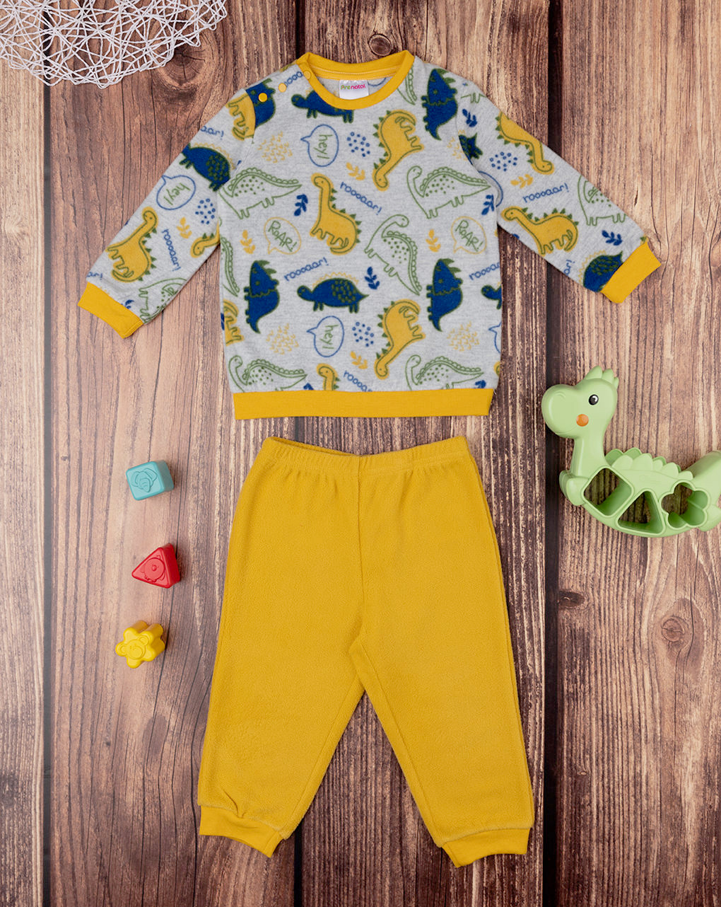 Pijama de velo para bebé "dino - Prénatal