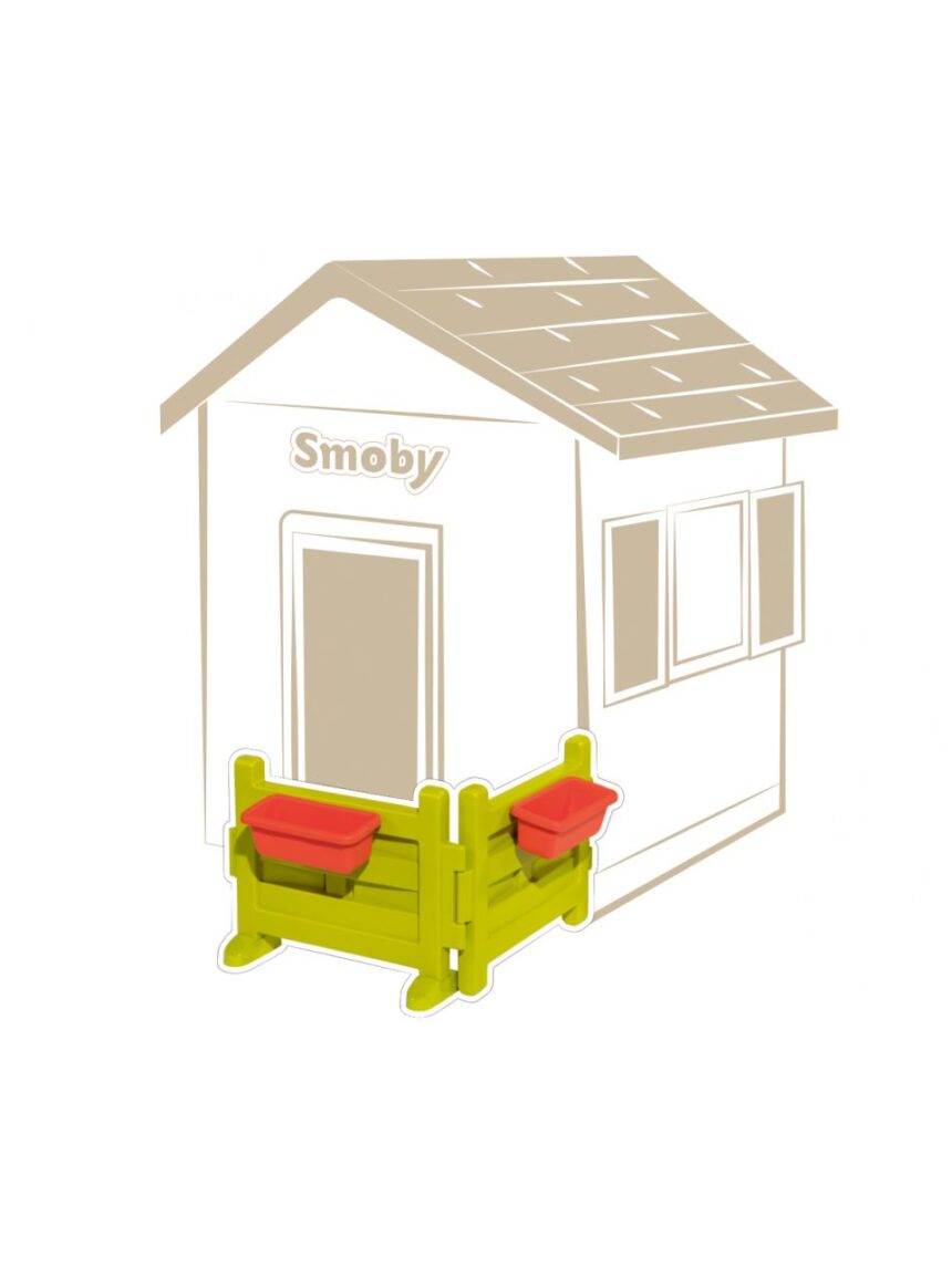 Módulo vedação com plantadores para cottages - smoby - Smoby