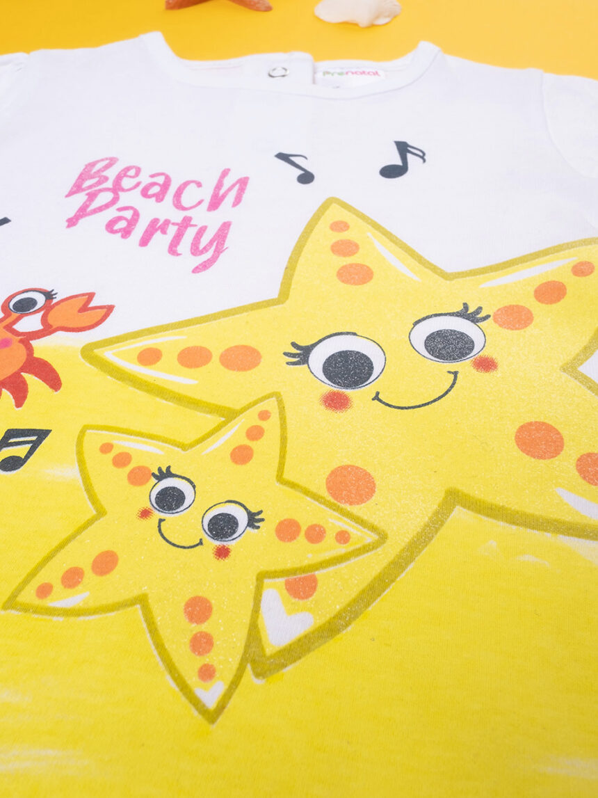 T-shirt para raparigas "beach party" - Prénatal