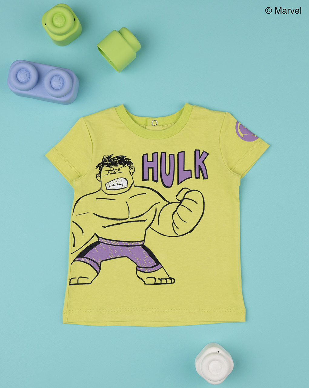 T-shirt para crianças "hulk" verde - Prénatal