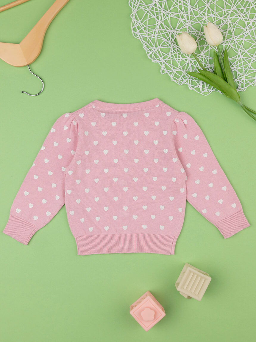 Cardigan tricot bimba rosa - Prénatal