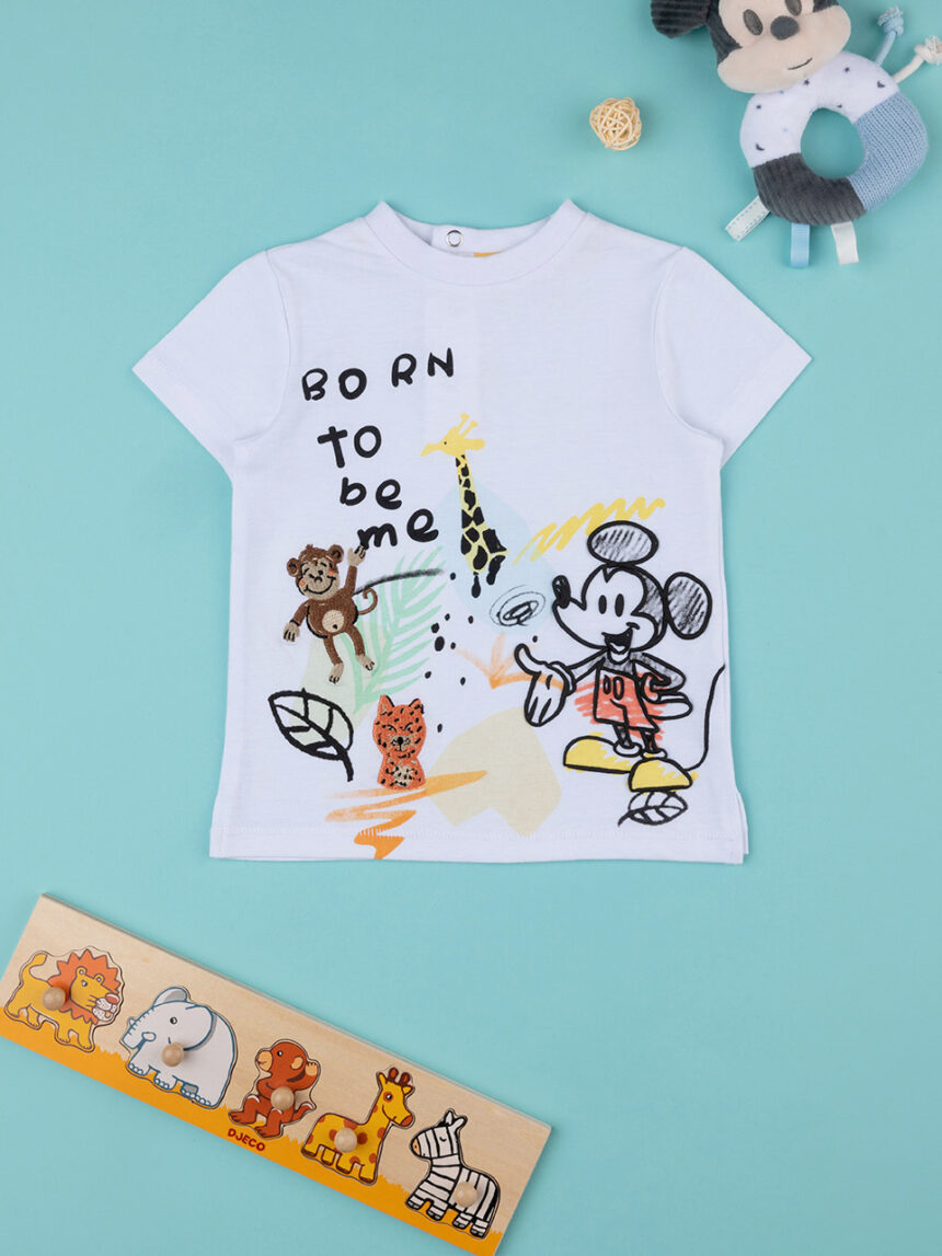 T-shirt disney mickey mouse baby half sleeve - Prénatal