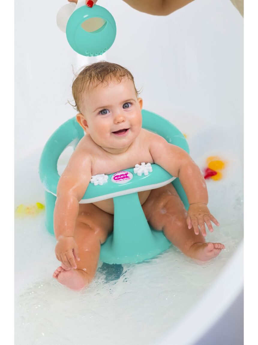 Flipper evolution azul claro - assento de banho antiderrapante - ok baby - Ok Baby
