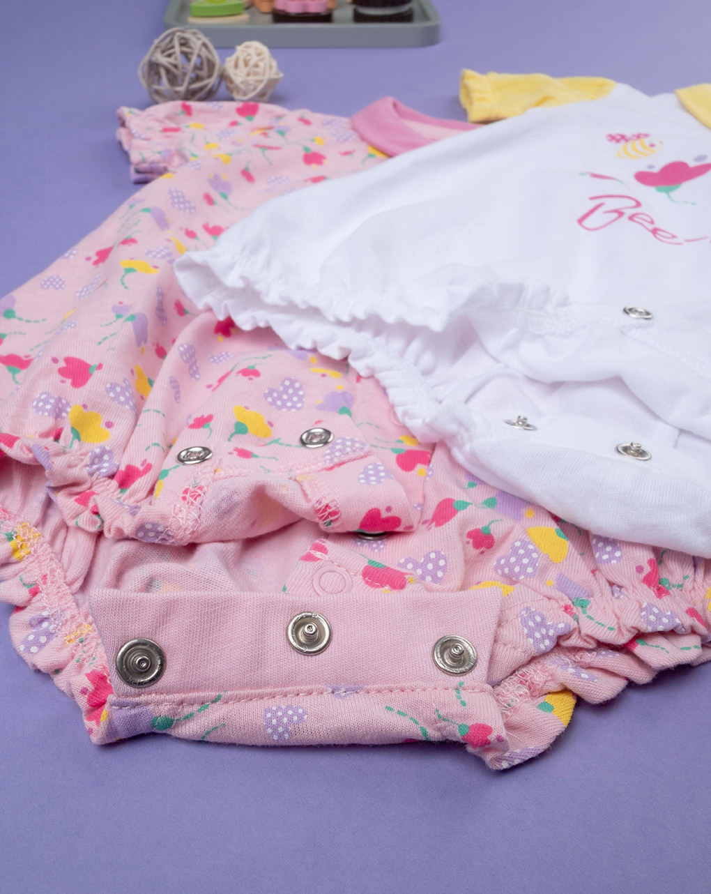 Embalagem de 2 camisolas de camisola para bebé - Prénatal