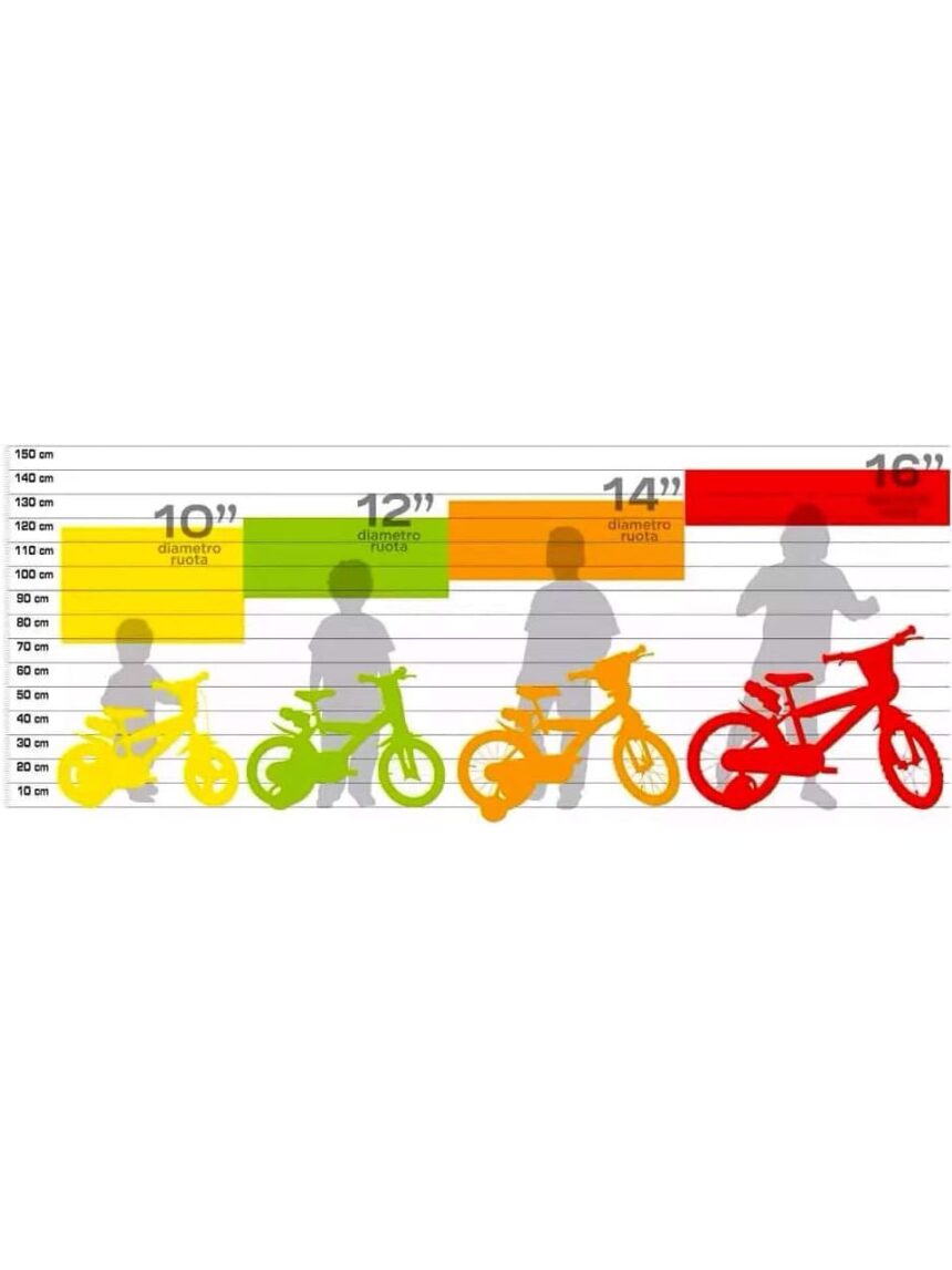 Bici bimbo 10" senza freno 3-4 anos - dino bikes - Dinobikes
