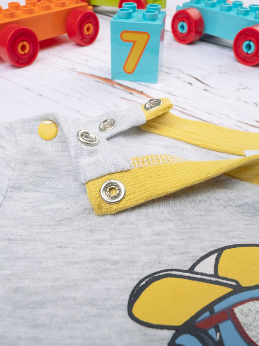Pijama robô de 2 peças de skate de rapaz - Prénatal