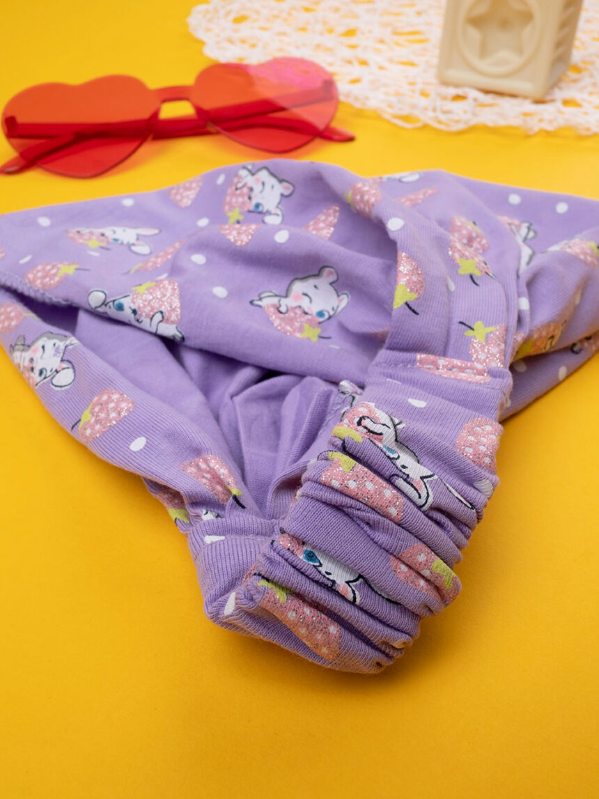Bandana jersey bimba lilla - Prénatal