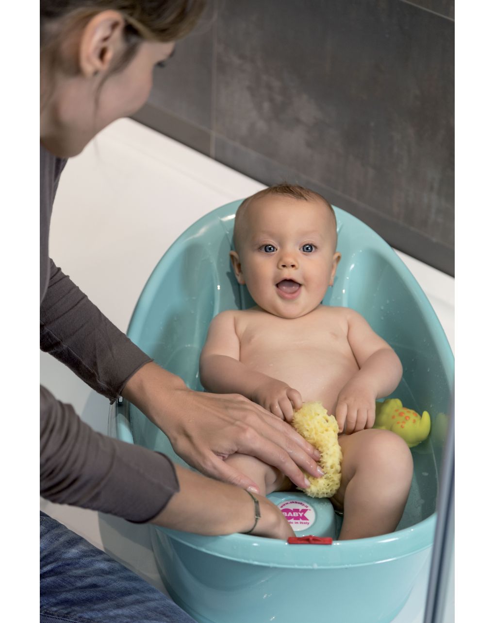 Banheira e trocador de fraldas 2 em 1 para bebés 0-12 meses