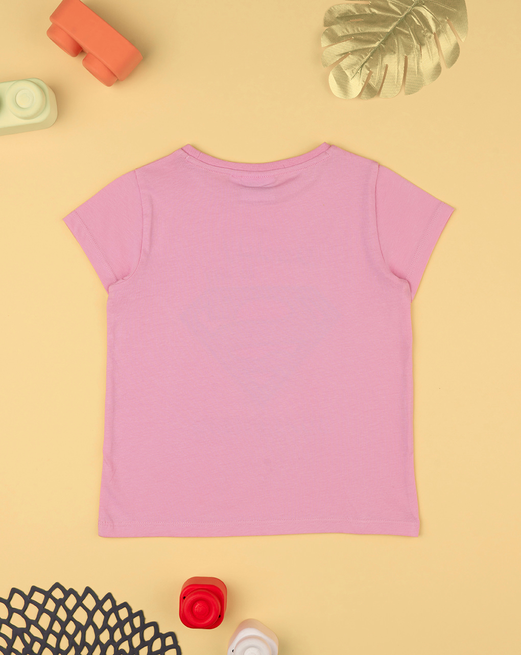 T-shirt 100% algodão para raparigas "dad is my super hero" - Prénatal