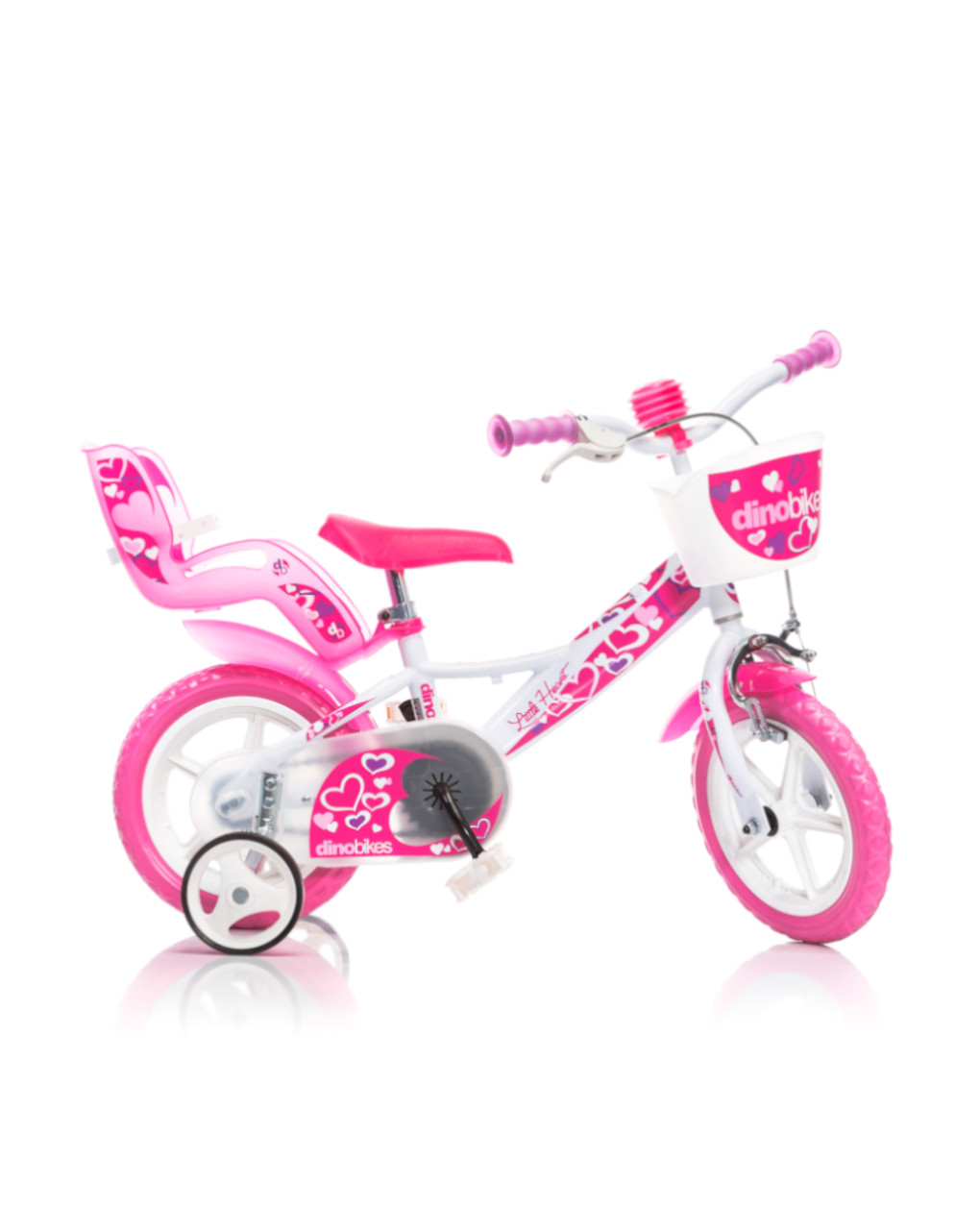 Baby bike 12" little heart 3-5 anos - dino bicicletas - Dinobikes