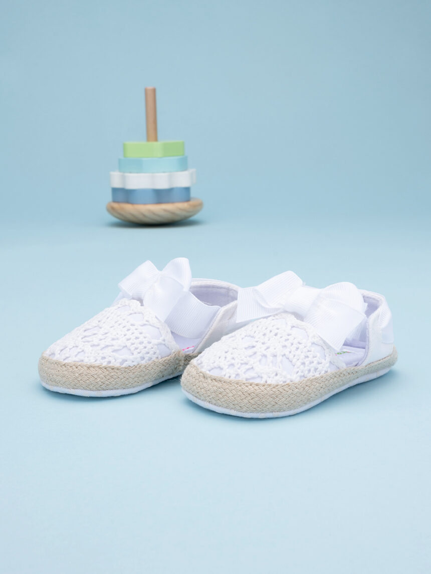 Elegante sandália de bebé branca - Prénatal