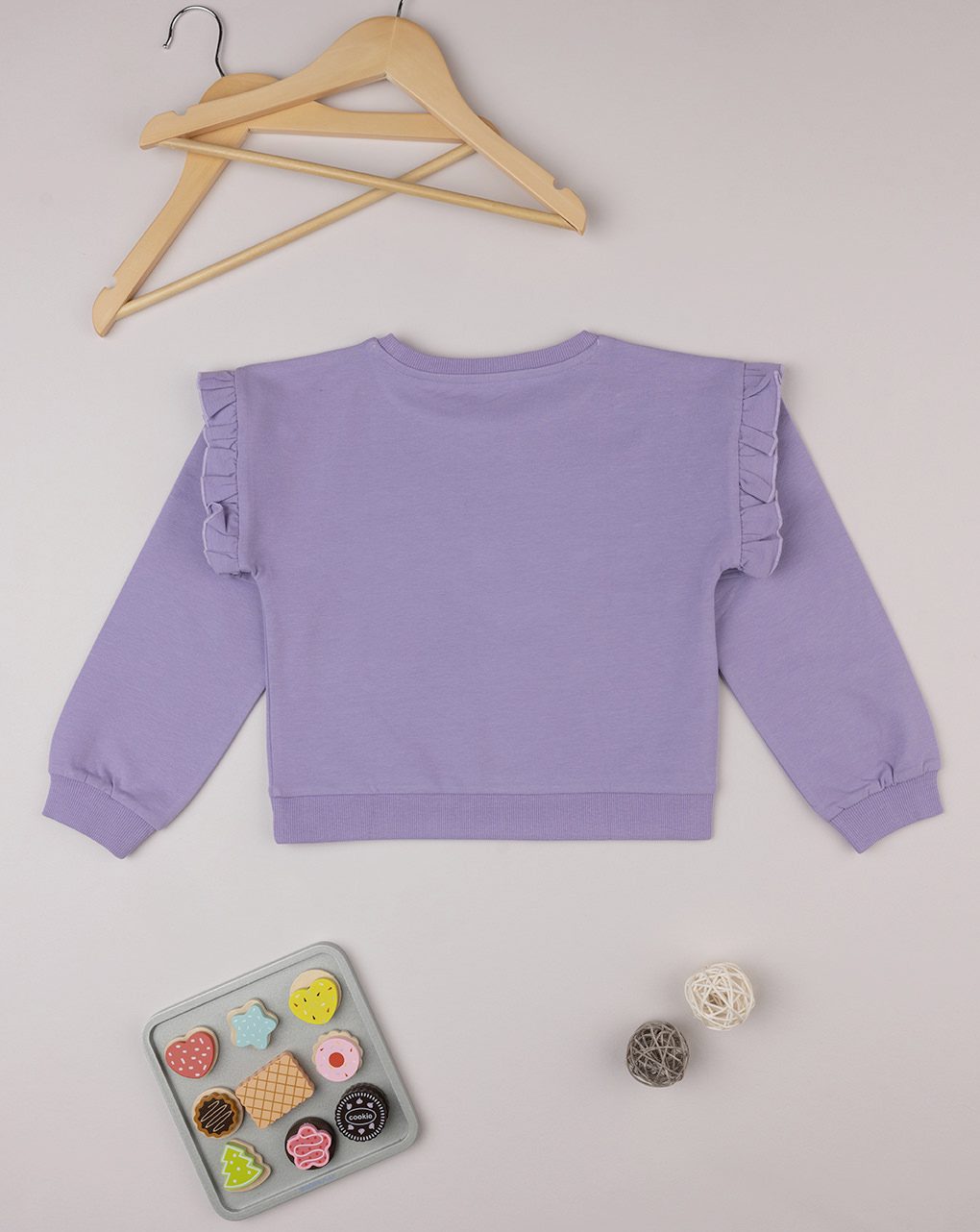 Camisola lilás 'margaridas' de menina algodão orgânico - Prénatal