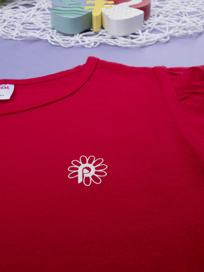 T-shirt bimba rossa "prenatal - Prénatal