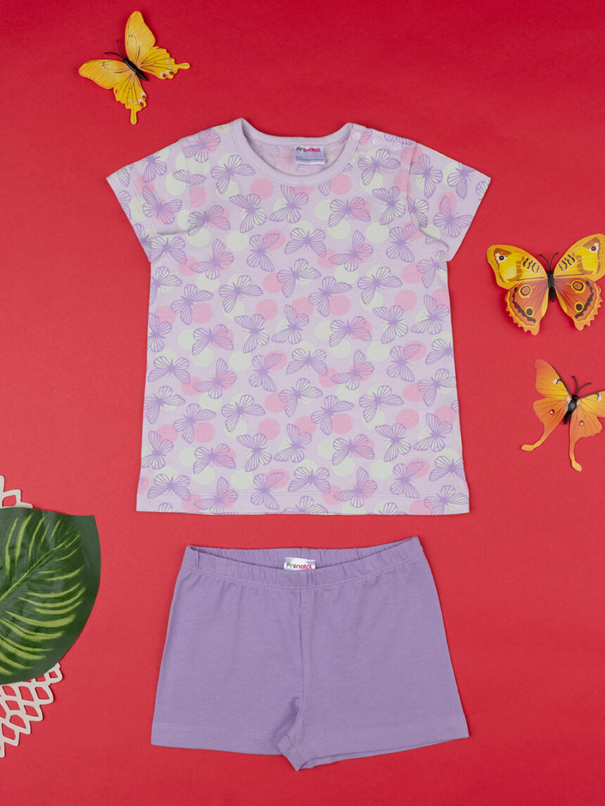Pijama de borboleta de menina - Prénatal