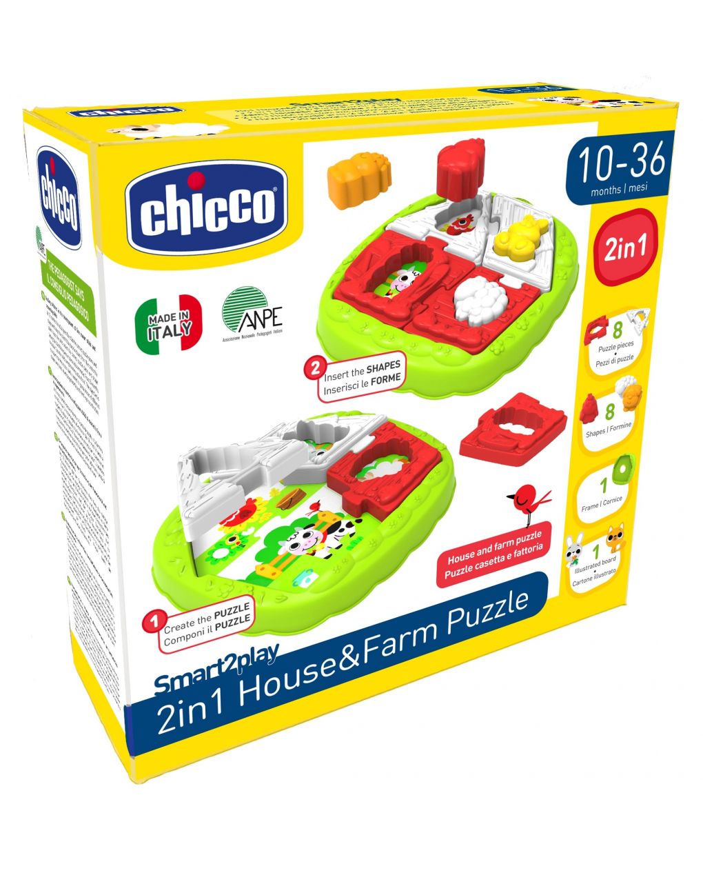 Chicco - puzzle agrícola - Chicco
