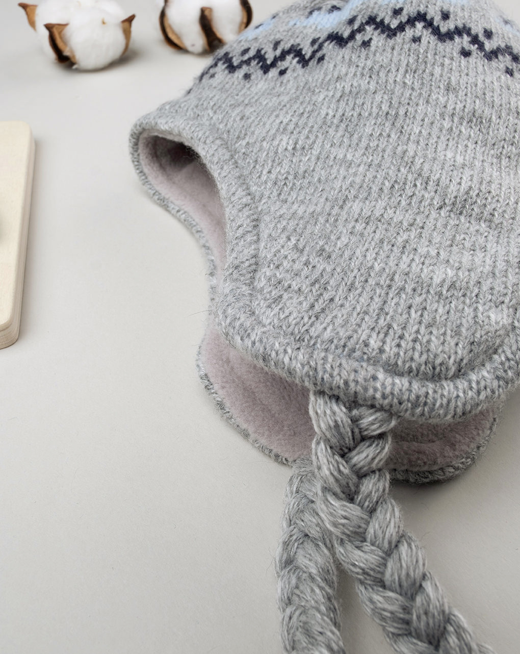 Chapéu de tricot para bebé "dino - Prénatal