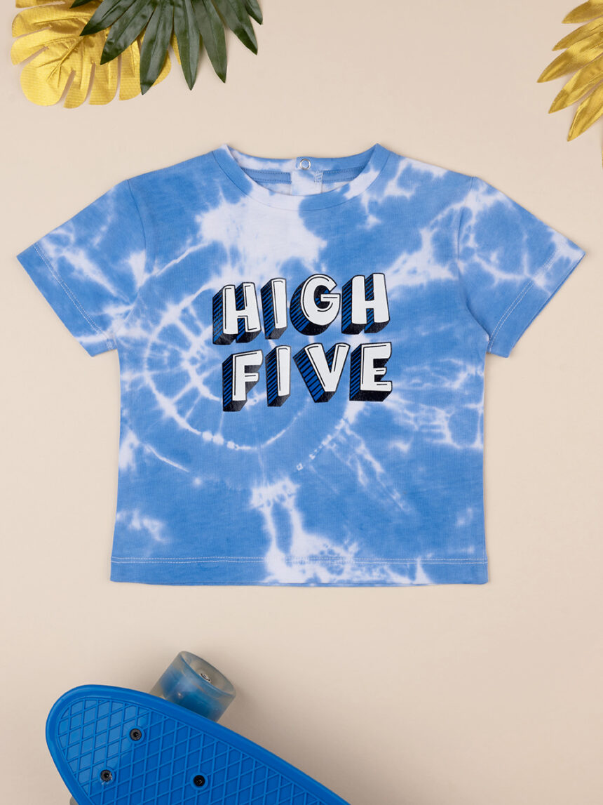 T-shirt bambino tie-dye "high five" - Prénatal