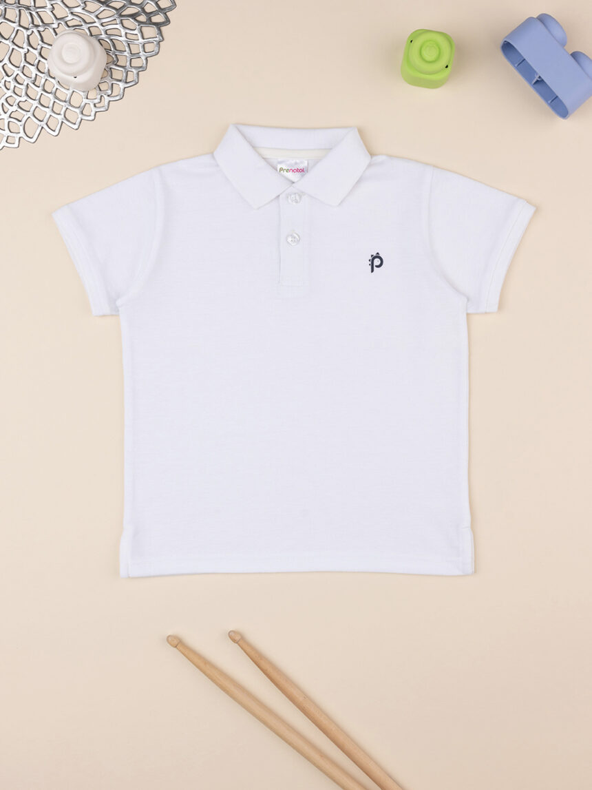 Camisa pólo piqué meia manga do rapaz - Prénatal